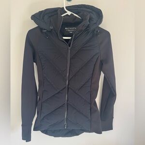 Athleta Women's Black Hooded Jacket